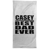 Casey Best Dad Ever - Hand Towel