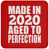 4th Birthday Made In 2020 Aged to Perfection - Drink Coaster