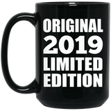 5th Birthday Original 2019 Limited Edition - 15oz Coffee Mug Black
