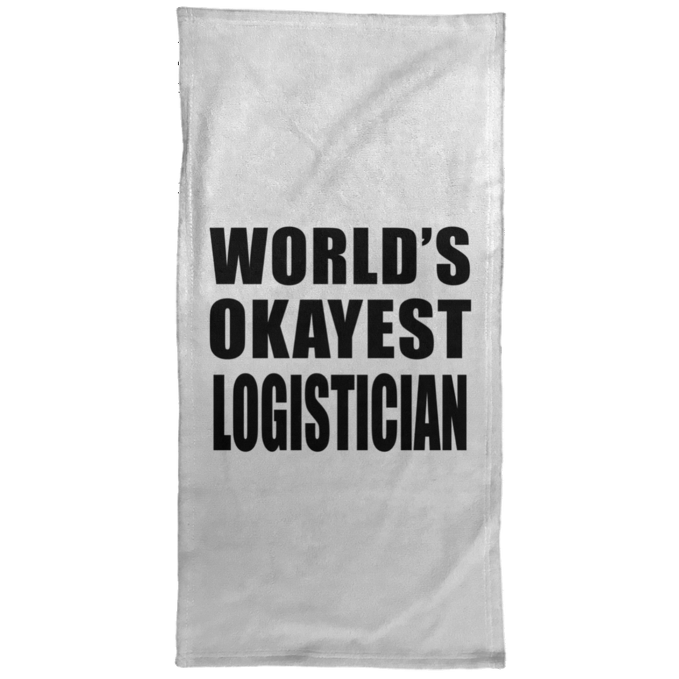 World's Okayest Logistician - Hand Towel
