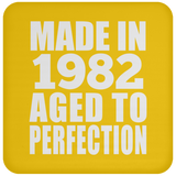 42nd Birthday Made In 1982 Aged to Perfection - Drink Coaster
