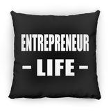 Entrepreneur Life - Throw Pillow Black