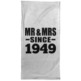 75th Anniversary Mr & Mrs Since 1949 - Hand Towel