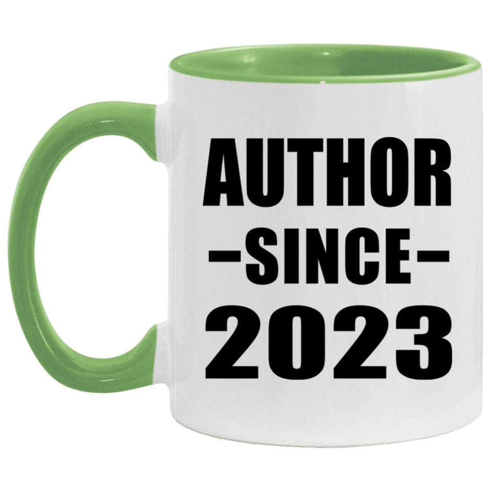 Author Since 2023 - 11oz Accent Mug Green