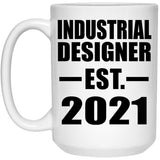 Industrial Designer Established EST. 2021 - 15oz Coffee Mug