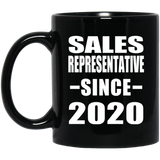 Sales Representative Since 2020 - 11oz Coffee Mug Black