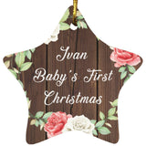 Ivan Baby's First Christmas - Star Ornament A