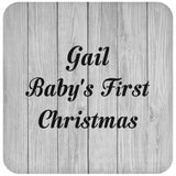 Gail Baby's First Christmas - Drink Coaster F