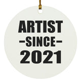 Artist Since 2021 - Circle Ornament
