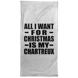 All I Want For Christmas Is My Chartreux - Hand Towel