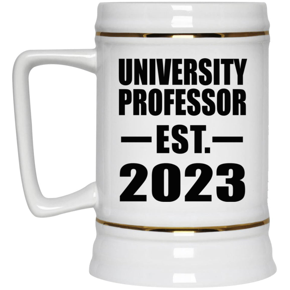 University Professor Established EST. 2023 - Beer Stein