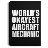 World's Okayest Aircraft Mechanic - Canvas Portrait