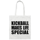 Kickball Makes Life Special - Tote Bag White