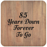 85th Anniversary 85 Years Down Forever To Go - Drink Coaster C