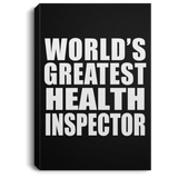 World's Greatest Health Inspector - Canvas Portrait