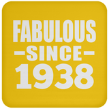 86th Birthday Fabulous Since 1938 - Drink Coaster