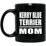 Kerry Blue Terrier Mom - 11oz Coffee Mug Black