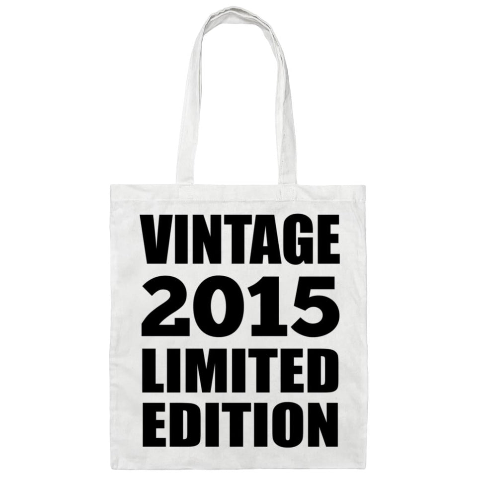 9th Birthday Vintage 2015 Limited Edition - Tote Bag White