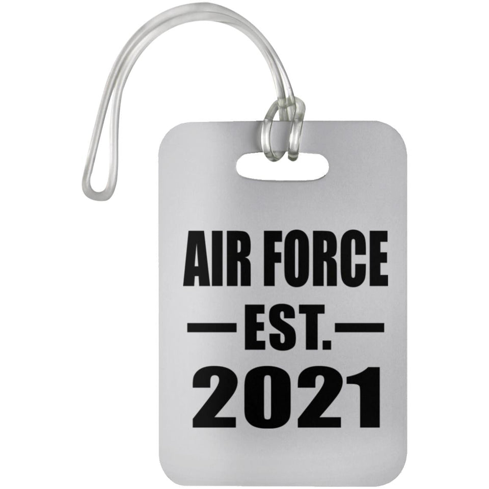 Air Force Established EST. 2021 - Luggage Bag Tag