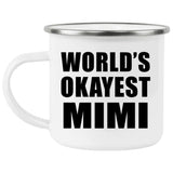 World's Okayest Mimi - 12oz Camping Mug