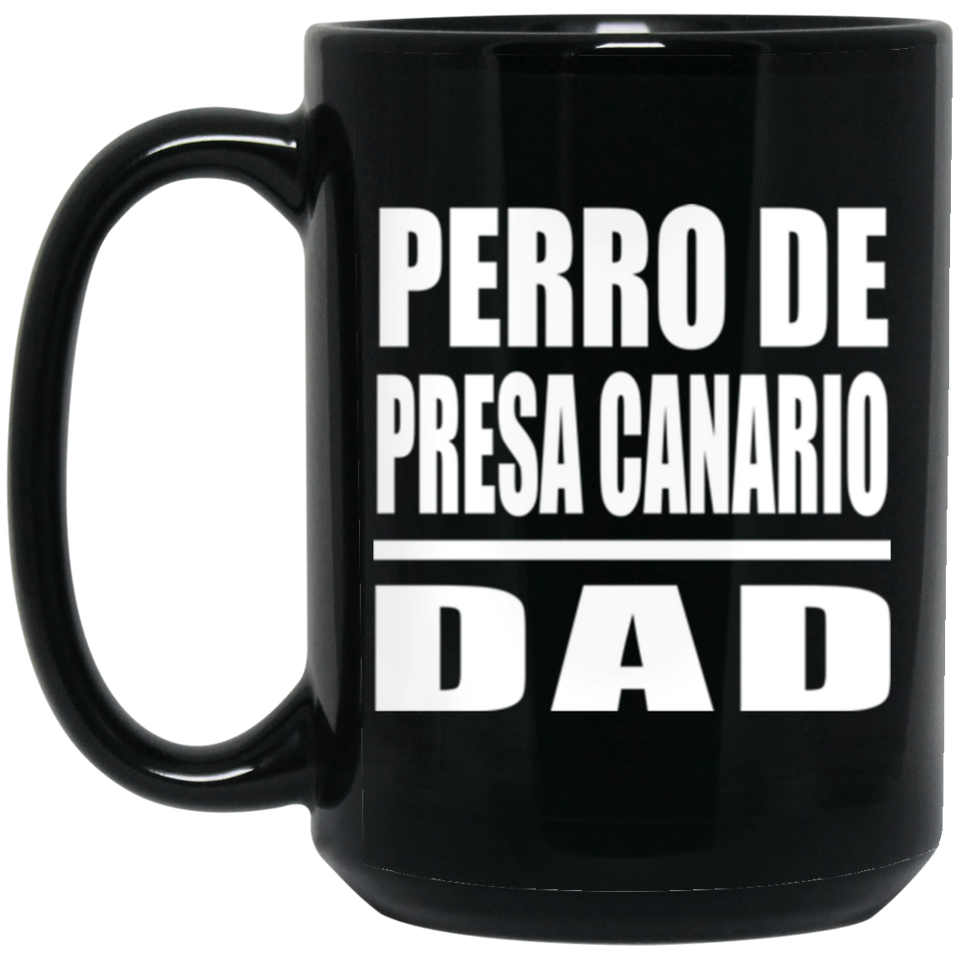 Perro De Presa Canario Dad - 15oz Coffee Mug Black