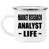 Market Research Analyst Life - 12oz Camping Mug