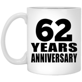 62nd Anniversary 62 Years - 11 Oz Coffee Mug