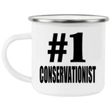Number One #1 Conservationist - 12oz Camping Mug