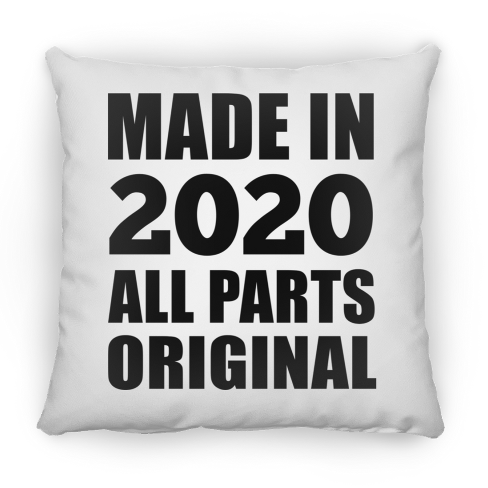 4th Birthday Made in 2020 All Parts Original - Throw Pillow