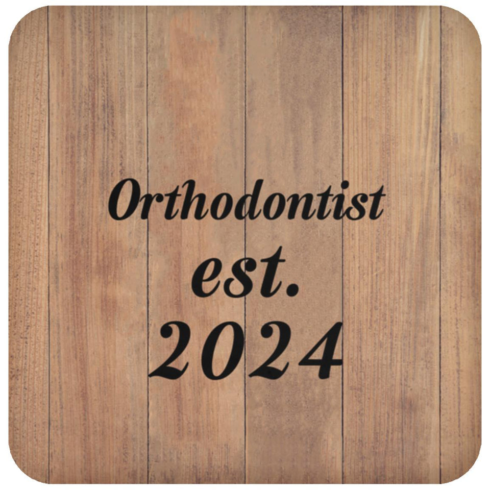 Orthodontist Established Est. 2024 - Drink Coaster C