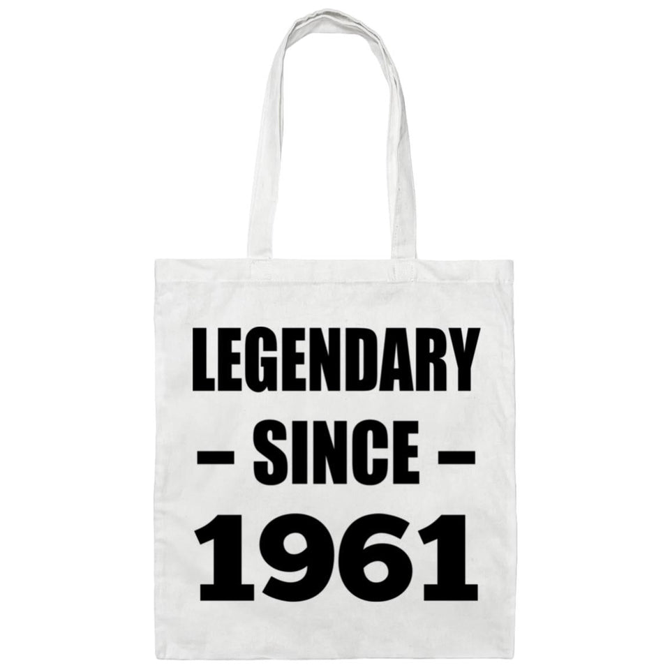 63rd Birthday Legendary Since 1961 - Tote Bag White