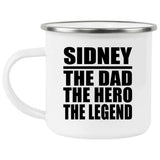 Sidney The Dad The Hero The Legend - 12oz Camping Mug