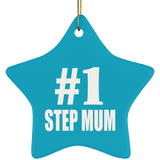 Number One #1 Step Mum - Star Ornament