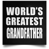 World's Greatest Grandfather - Poster Square