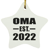 Oma Established EST. 2022 - Star Ornament