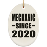 Mechanic Since 2020 - Oval Ornament