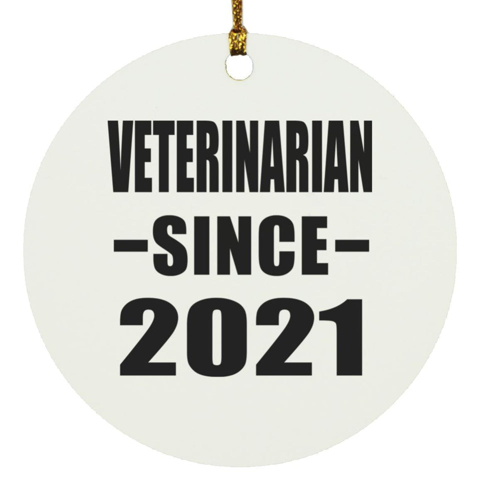 Veterinarian Since 2021 - Circle Ornament