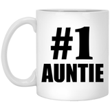 Number One #1 Auntie - 11 Oz Coffee Mug