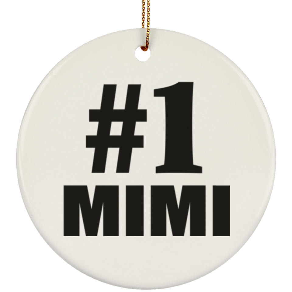 Number One #1 Mimi - Circle Ornament