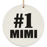 Number One #1 Mimi - Circle Ornament