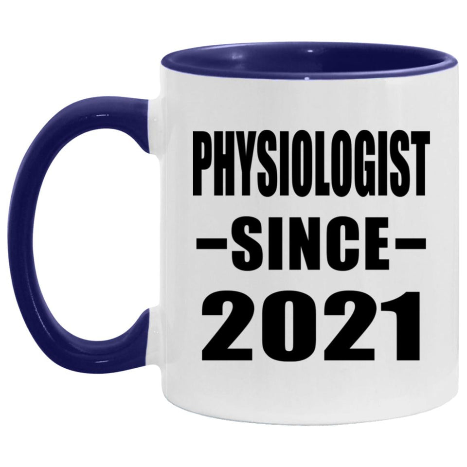 Physiologist Since 2021 - 11oz Accent Mug Purple