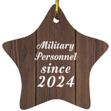 Military Personnel Since 2024 - Star Ornament D