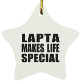 Lapta Makes Life Special - Star Ornament