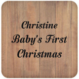 Christine Baby's First Christmas - Drink Coaster C