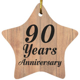 90th Anniversary 90 Years Anniversary - Star Ornament C