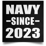 Navy Since 2023 - Poster Square
