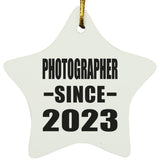 Photographer Since 2023 - Star Ornament