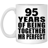 95th Anniversary 95 Years Of Being Mr Perfect - 11 Oz Coffee Mug