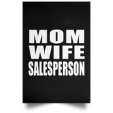 Mom Wife Salesperson - Poster Portrait