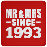 31st Anniversary Mr & Mrs Since 1993 - Drink Coaster